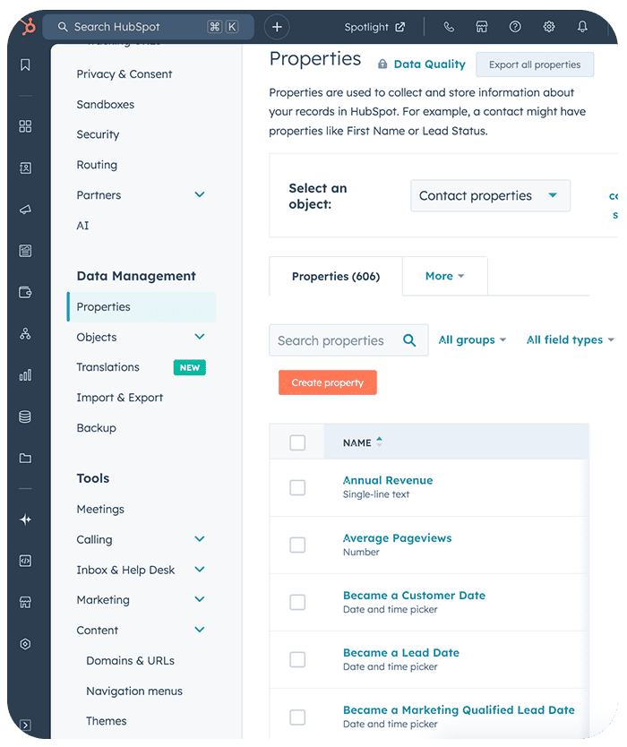 Lead scoring system